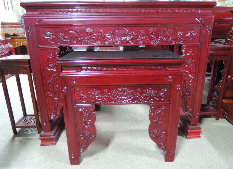 TFW-815-1  โต๊ะพระแบบราชวงศ์ฮั่น （ไม้ประดู่）5.1 ฟุต